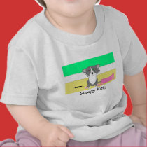 Sleepy Kitty t-shirts