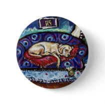Sleepy Labradr in Seattle buttons by zadajeanne Sleepy Labradr in Seattle buttons
