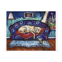 Sleepy Labradr in Seattle postcards by zadajeanne Sleepy Labradr in Seattle postcards