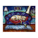 Sleepy Labradr in Seattle Postcards