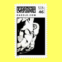 sleepy lion postage