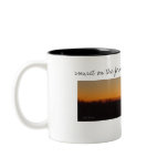 'sleepy little barn' photo mug