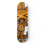 Sleepy Mascot Skateboard
