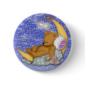 Sleepy Moon Bear buttons by made2ordermagnets Sleepy Moon Bear buttons