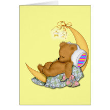 Sleepy Moon Bear Card