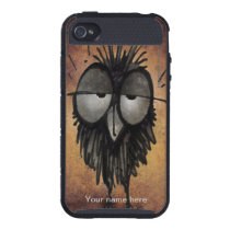 Sleepy Owl Cases For iPhone 4