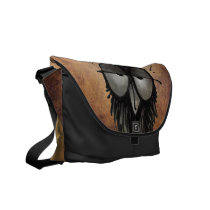 Sleepy Owl Messenger Bags