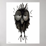 Sleepy Owl Print