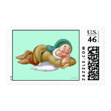 Sleepy Postage Stamp