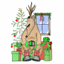 Sleepy Reindeer Cut Outs
