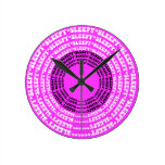 sleepy round clock