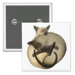 Sleepy Siamese Pin buttons