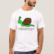 Sleepy Snail t-shirts