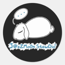 Sleepy Stewie Logo Sticker