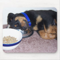 sleepyhead rottweiler. mouse pads