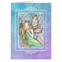 Sleepytime Fairy Blank Card by Molly Harrison by robmolily Sleepytime Fairy Blank Card by Molly Harrison