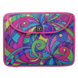 Sleeve MacBook Floral abstract background MacBook Pro Sleeves