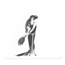 Sleeveless Deco Fashion Triangle Stickers