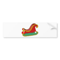 sleigh bumper stickers by pollop sleigh bumper stickers