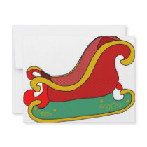 sleigh invitations