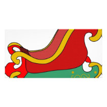 sleigh photo cards