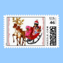 Sleigh Postage postage by deesbasenjis Sleigh Postage postage