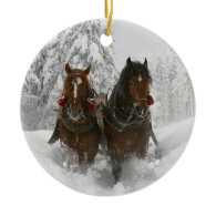 Sleigh Ride Christmas Tree Ornament