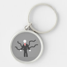 Slender Man key chain