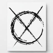 Slenderman Display Plaques