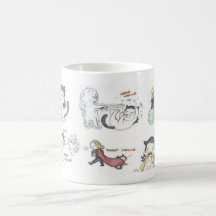 Sleppy kitty mug