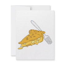 slice of apple pie personalized invitation