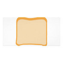 slice of bread icon photo cards