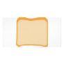 slice of bread icon photo greeting card