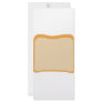 slice of bread icon rack card design