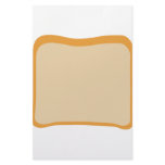 slice of bread icon personalized stationery