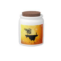Slice of Earth candy jars