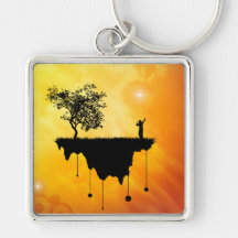Slice of Earth Key Chains
