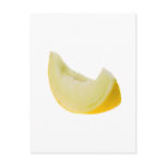 Slice of honey white melon post card