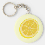 Slice of Lemon Keychain