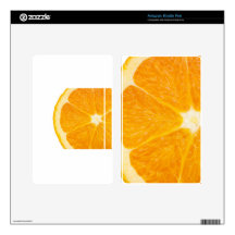 Slice Of Orange Decals For Kindle Fire