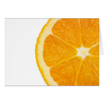 Slice Of Orange Greeting Card