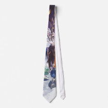 "Slice of Paradise" Art Glass Watercolor ties