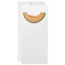Slice of rockmelon rack card design