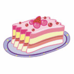 slice or strawberry shortcake photo cutout
