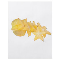 Sliced carambola personalized flyer