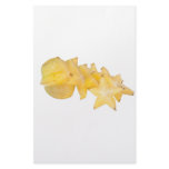 Sliced carambola stationery paper