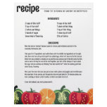 sliced fruit vegetable chef catering letterhead