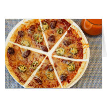 Sliced Tortilla Pizza Cards