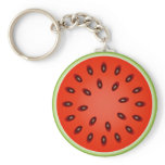 SLICED WATERMELON KEY CHAINS