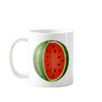 SLICED WATERMELON COFFEE MUGS